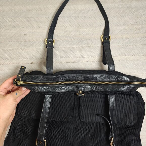 Jean Pierre Klifa For Anteprima-Nueve Black Nylon Shopper Tote Bag Large - Picture 10 of 10